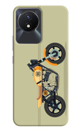 Vertical Speedster Vivo Y02/Y02T Back Cover
